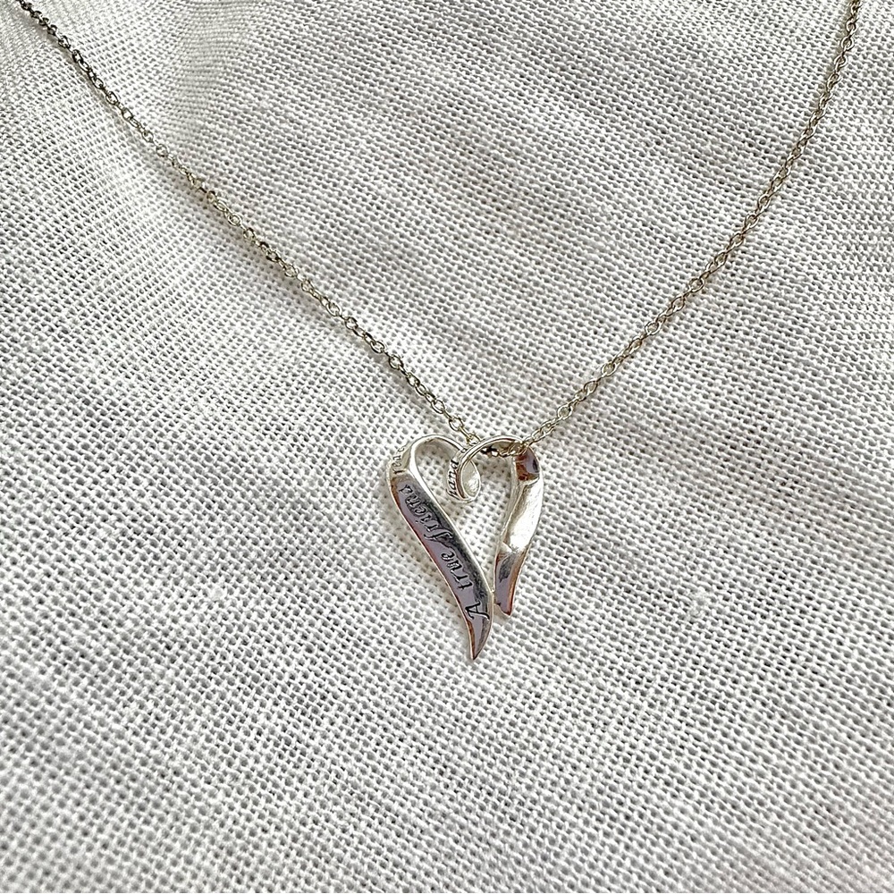 Friendship heart necklace